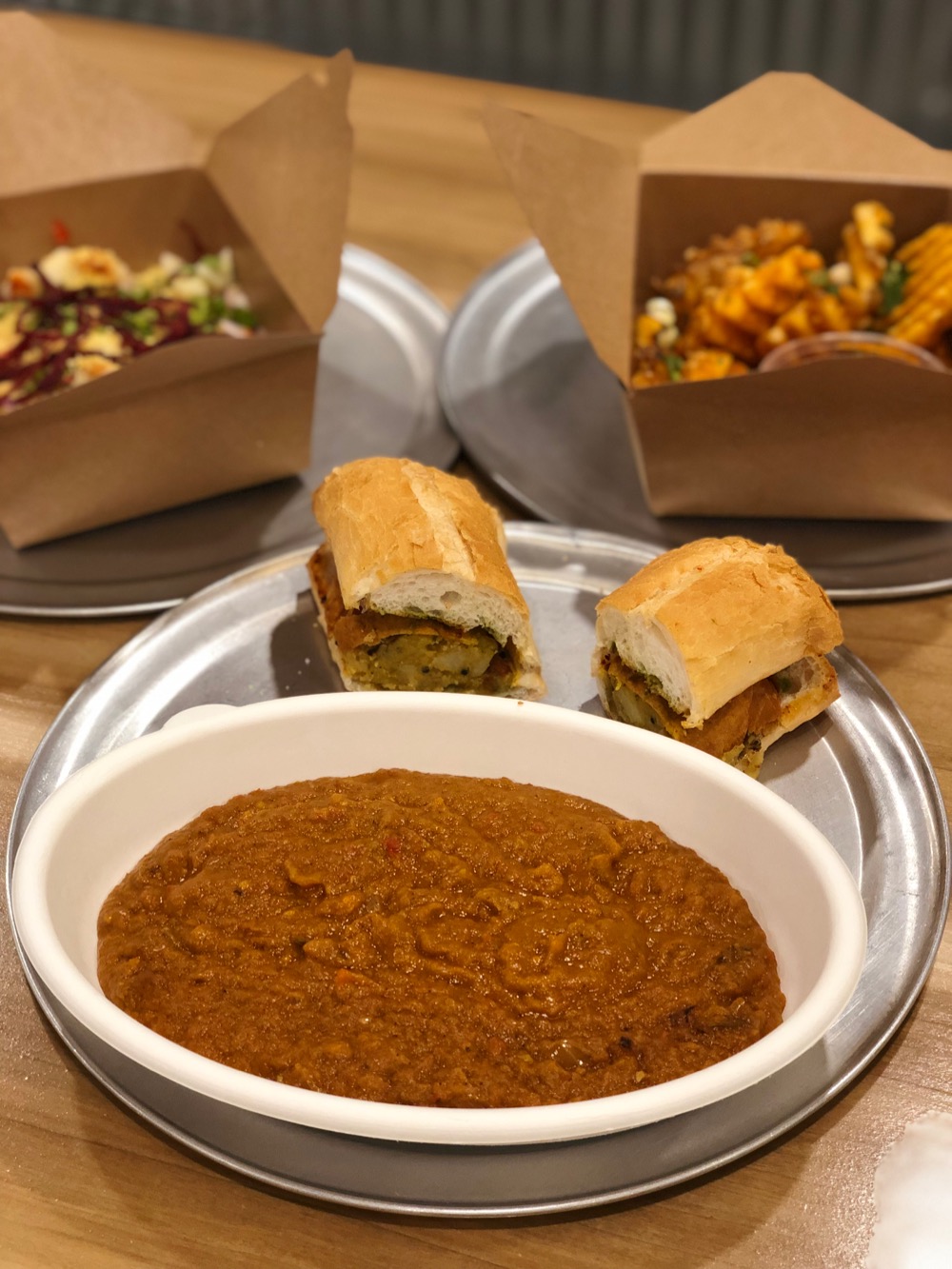 Pav Bhaji at Tikka n' Curry