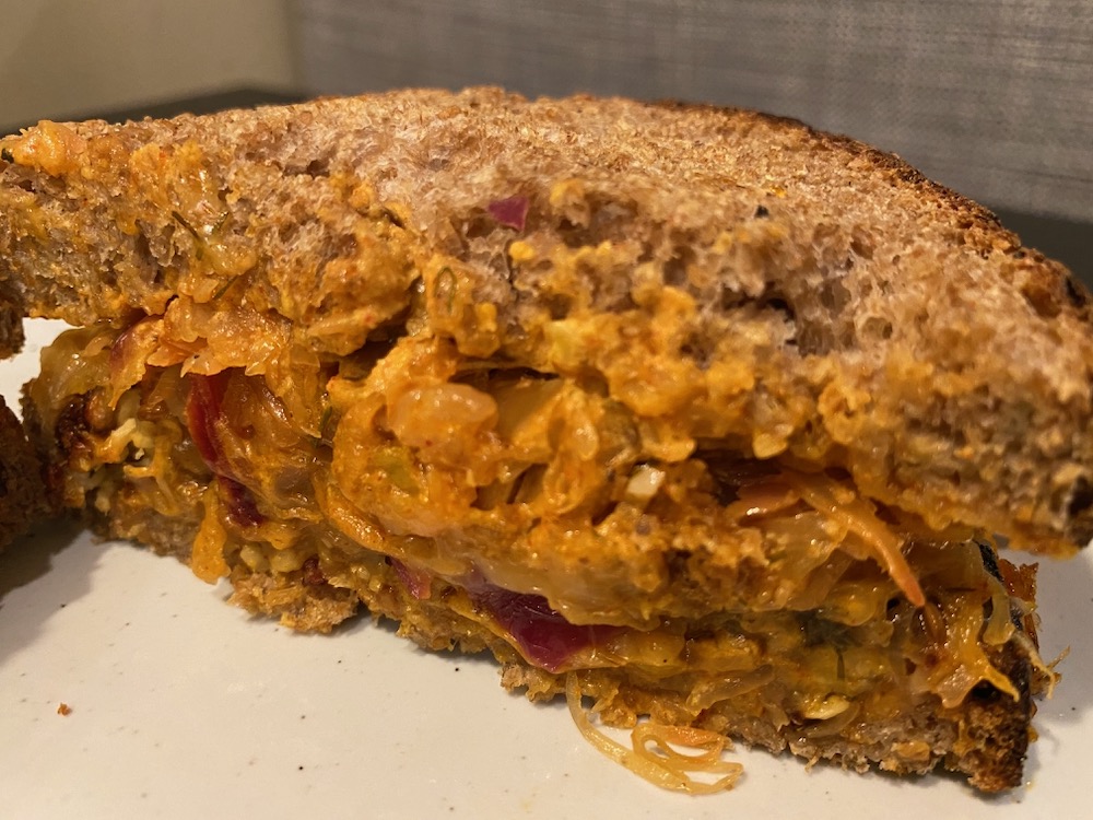 These sandwiches are thick!