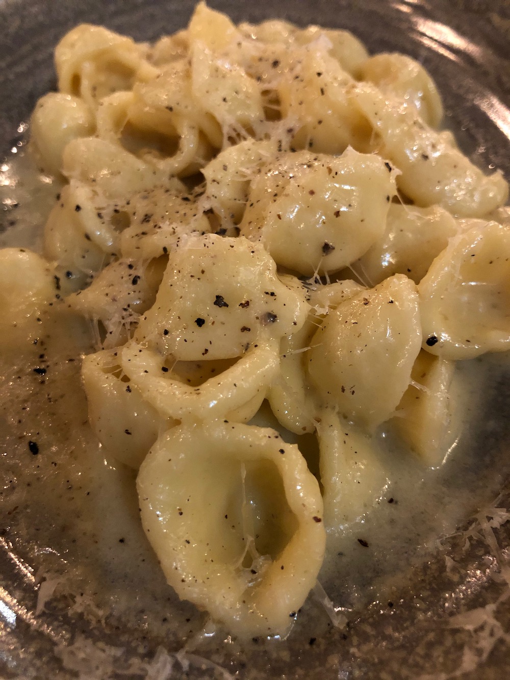 Testaccio's Orecchiette Cacio e Pepe