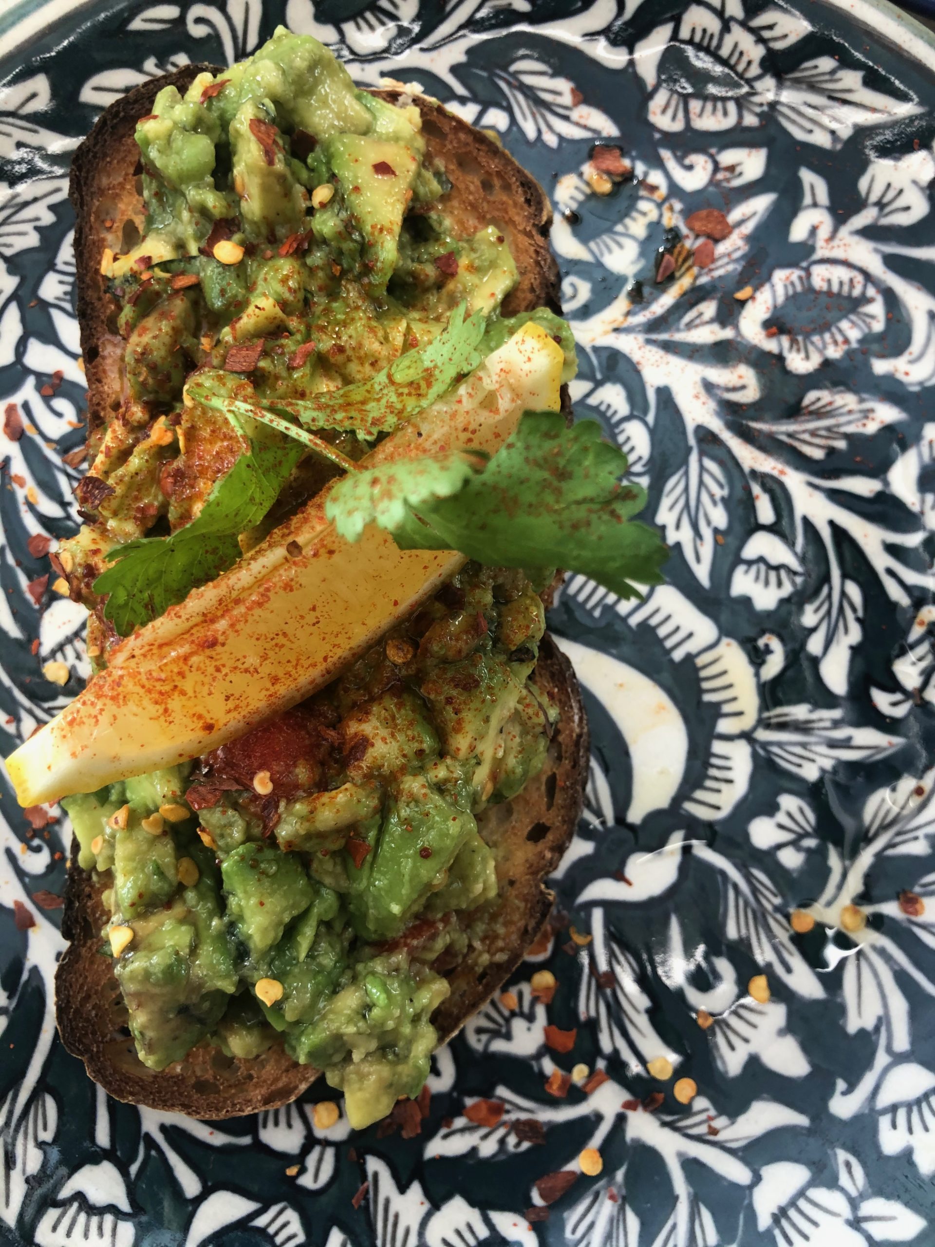 Soho's avocado toast